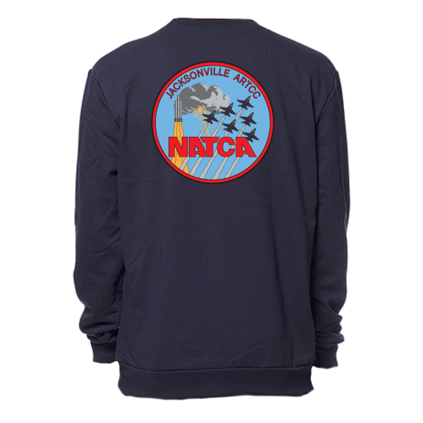 NATCA ZJX Fleece Crewneck - Image 2