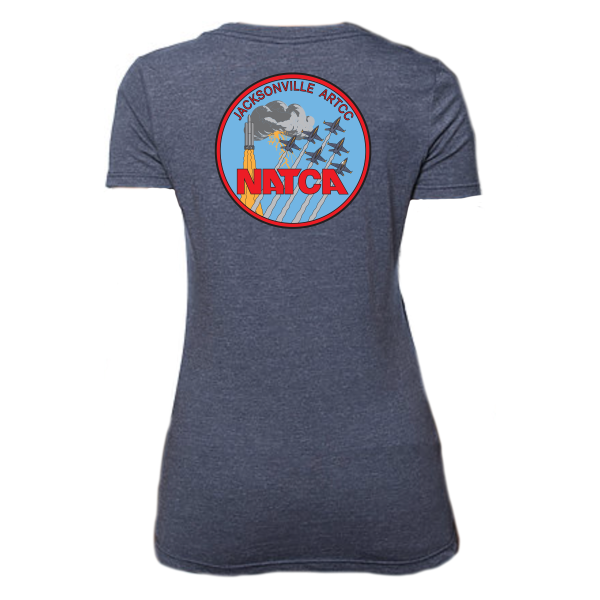 NATCA ZJX V-Neck Tee - Image 2